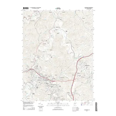 2014 Map of Clarksburg, 2014 Print