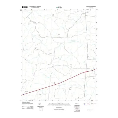 2010 Map of Clarksburg, 2010 Print