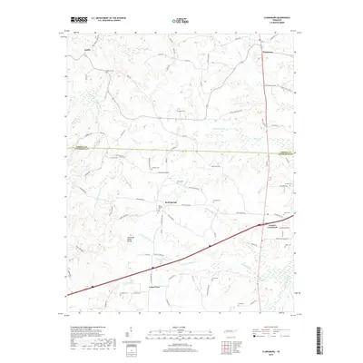 2019 Map of Clarksburg, 2019 Print
