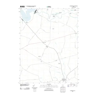 2010 Map of Clarksburg, 2010 Print