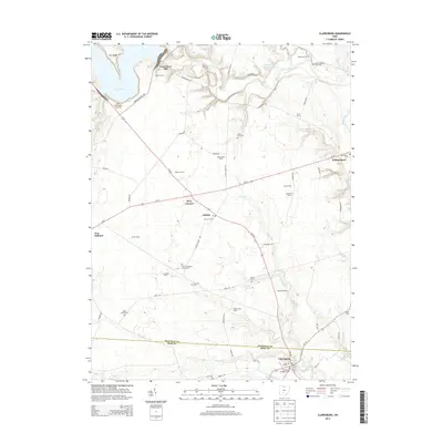 2013 Map of Clarksburg, 2013 Print