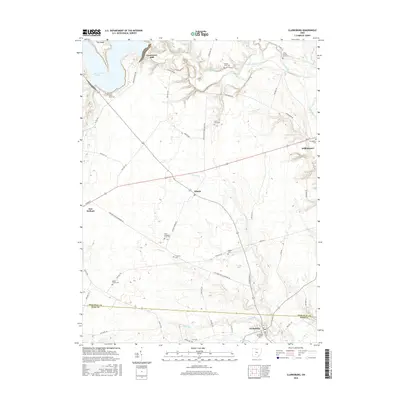 2016 Map of Clarksburg, 2016 Print