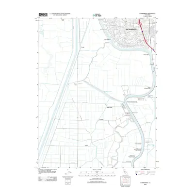 2012 Map of Clarksburg, 2012 Print