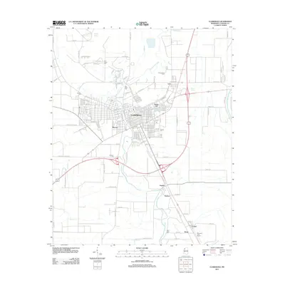 2012 Map of Clarksdale, 2012 Print