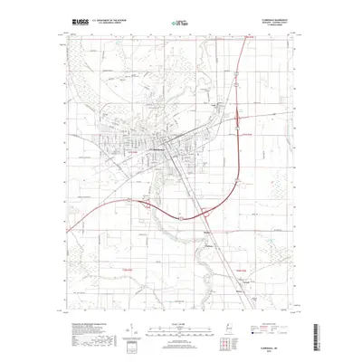 2018 Map of Clarksdale, 2018 Print