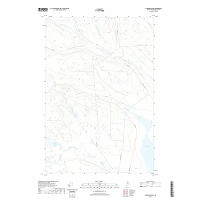 2018 Map of Clarkson Pond, 2018 Print