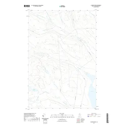 2021 Map of Clarkson Pond, 2021 Print