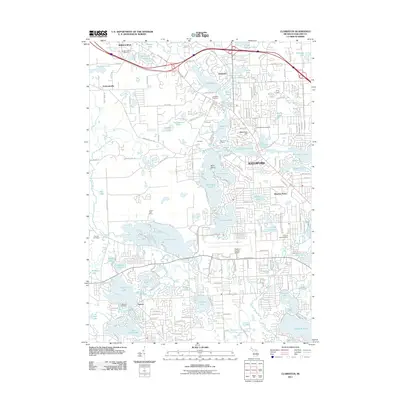 2011 Map of Clarkston, 2011 Print