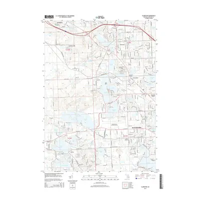 2014 Map of Clarkston, 2014 Print