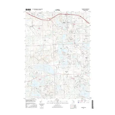 2017 Map of Clarkston, 2017 Print