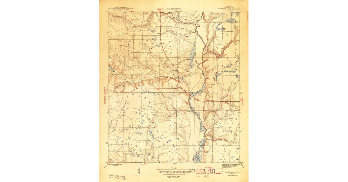 1900s (20th Century) Maps of Clarksville, FL | Pastmaps