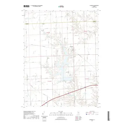 2018 Map of Clarksville, 2018 Print