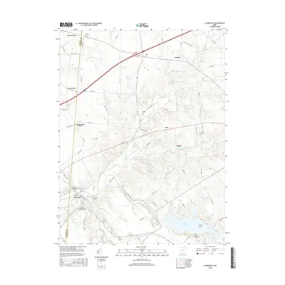 2016 Map of Clarksville, 2016 Print