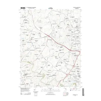2014 Map of Clarksville, 2014 Print