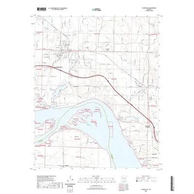 2020 Map of Clarksville, 2020 Print