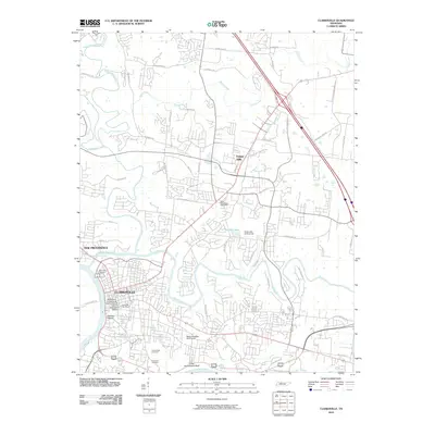 2010 Map of Clarksville, 2010 Print