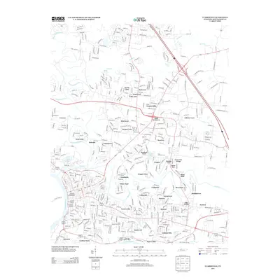 2013 Map of Clarksville, 2013 Print