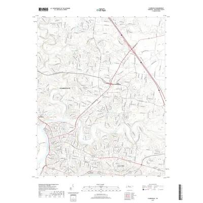 2019 Map of Clarksville, 2019 Print