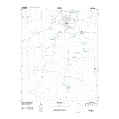 2010 Map of Clarksville, 2010 Print