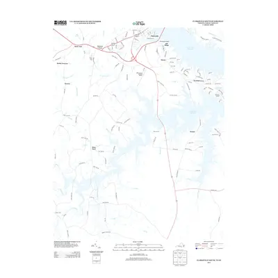 2013 Map of Clarksville South, 2013 Print