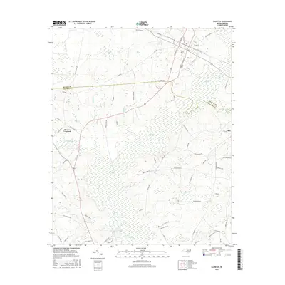 2016 Map of Clarkton, 2016 Print