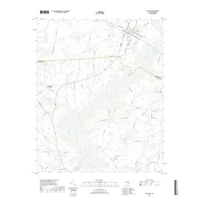 2019 Map of Clarkton, 2019 Print