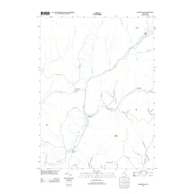 2013 Map of Claryville, 2013 Print
