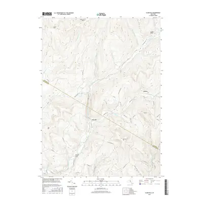 2016 Map of Claryville, 2016 Print