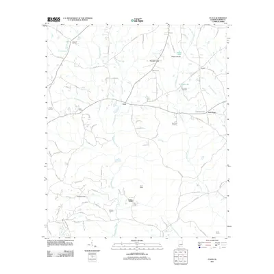 2011 Map of Claud, 2011 Print