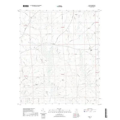 2018 Map of Claud, 2018 Print