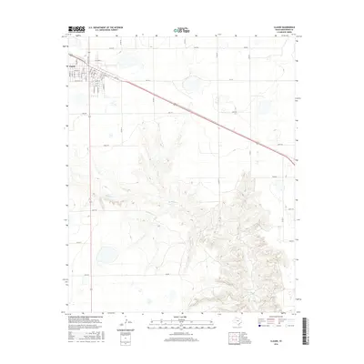 2016 Map of Claude, 2016 Print