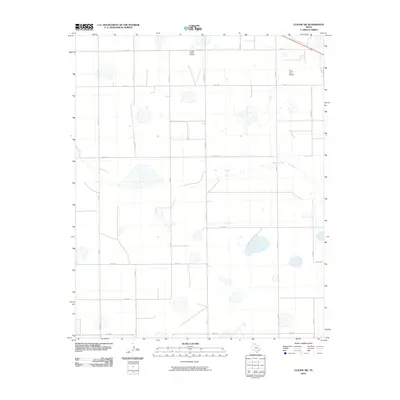 2010 Map of Claude SW, 2010 Print