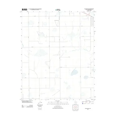 2012 Map of Claude SW, 2012 Print