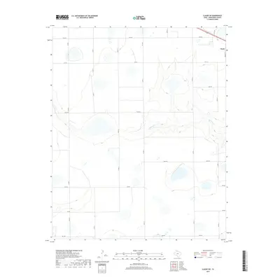 2019 Map of Claude SW, 2019 Print