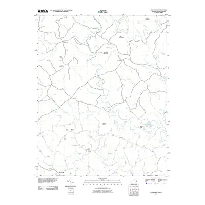 2010 Map of Claudville, 2010 Print