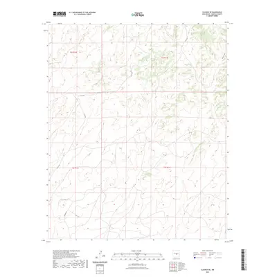 2023 Map of Claunch SE, 2023 Print