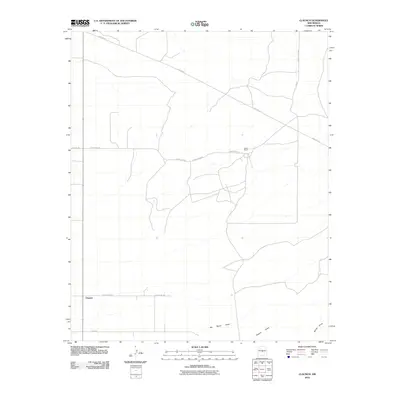 2010 Map of Claunch, 2010 Print