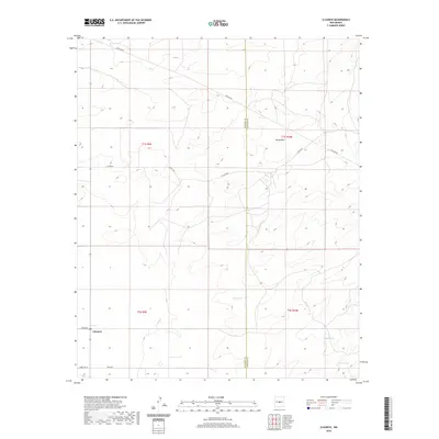 2020 Map of Claunch, 2020 Print