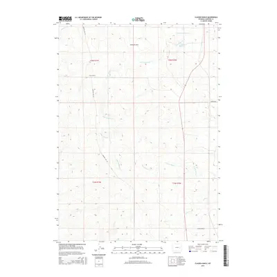 2015 Map of Clausen Ranch, 2015 Print