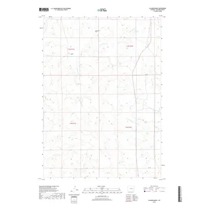 2018 Map of Clausen Ranch, 2018 Print