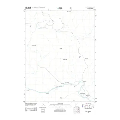 2011 Map of Clay Basin, 2011 Print