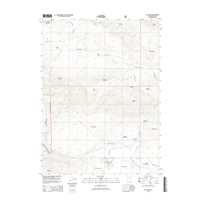 2014 Map of Clay Basin, 2014 Print