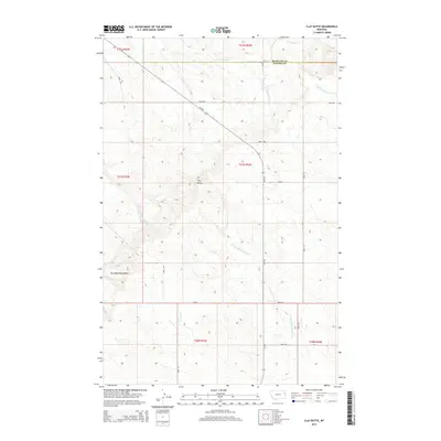 2014 Map of Clay Butte, 2014 Print