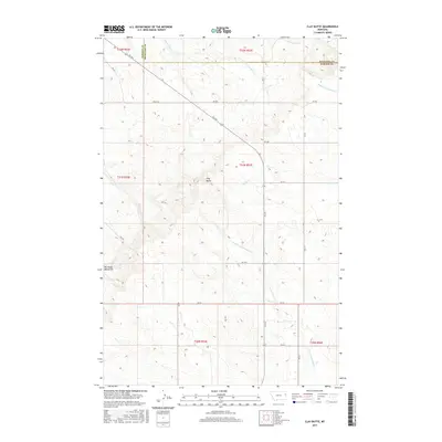 2017 Map of Clay Butte, 2017 Print