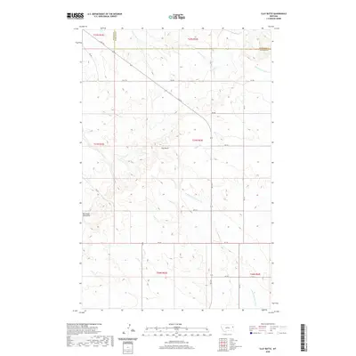 2020 Map of Clay Butte, 2020 Print
