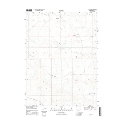 2016 Map of Clay Buttes, 2016 Print
