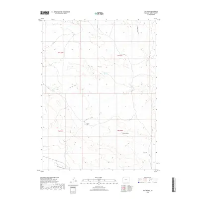 2019 Map of Clay Buttes, 2019 Print