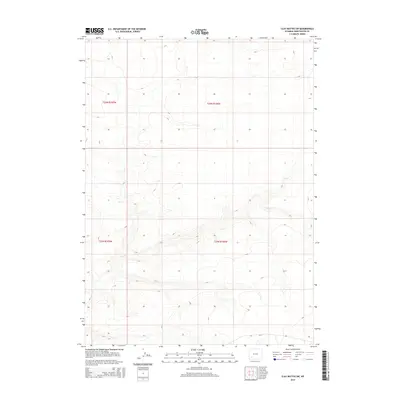 2015 Map of Clay Buttes SW, 2015 Print
