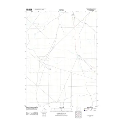 2012 Map of Clay Buttes, 2012 Print
