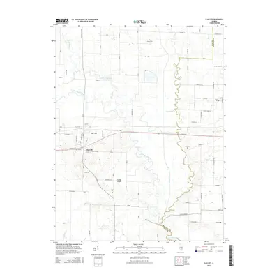 2015 Map of Clay City, 2015 Print